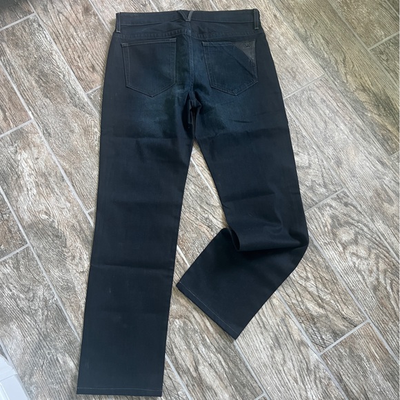 Joe’s Jeans Brixton Denim, Dark Wash with Patent Leather Pocket Detail, Men W33 - Picture 7 of 8